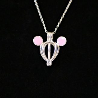 pink eared mickey mouse charm